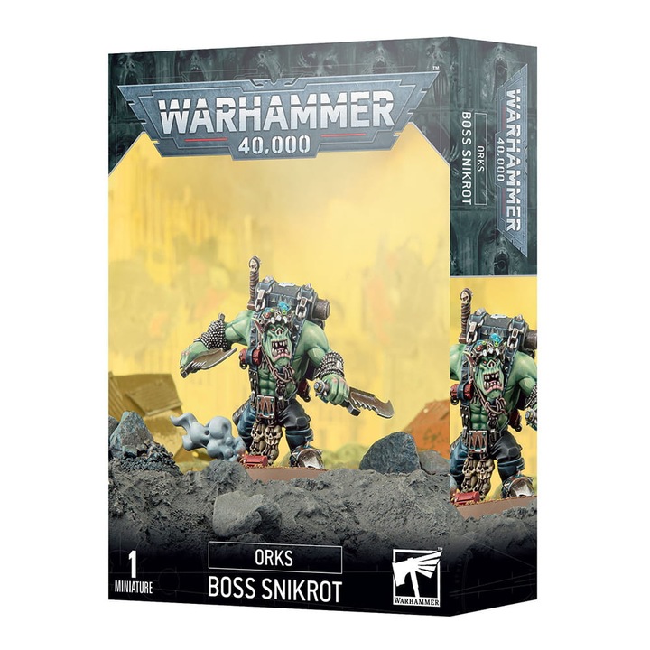Warhammer 40000 Game Expansion Boss Snikrot Orks Games Workshop 17 Piece Grey