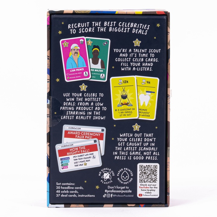 Игра Professor Puzzle, Celebs