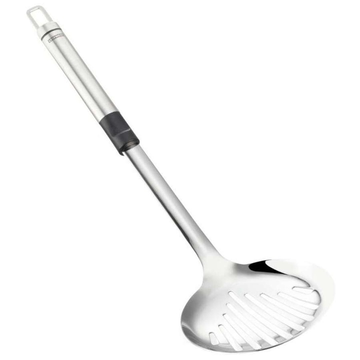 Lingura de bucatarie, Leifheit, inox, maner ergonomic, argintiu