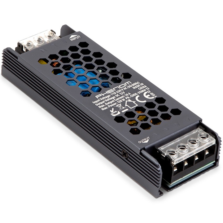 Източник на захранване Phenom 55004-12, 12V DC 120W 10A