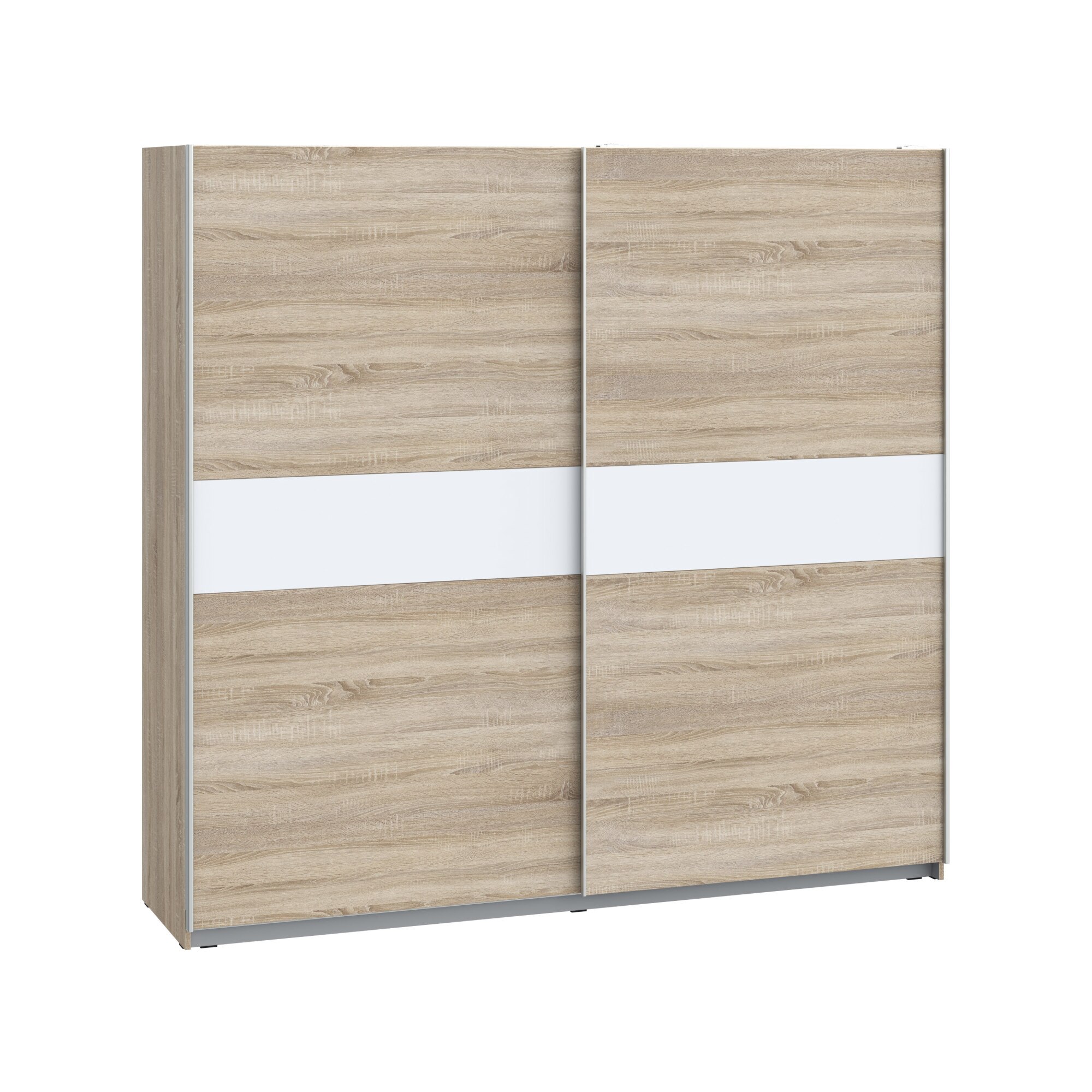 Armadio Scorrevole Forte Winner Plus: Maxi Spazio E Design Moderno In Rovere Sonoma E Bianco - 2