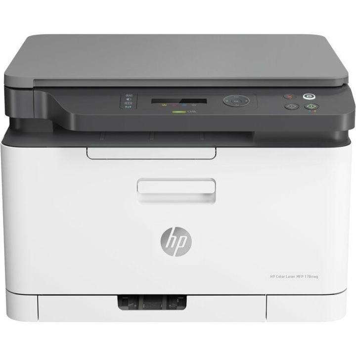 Imprimanta multifunctionala laser color HP MFP 178NW, A4, USB 2.0, Wi-Fi, 18 ppm negru, 4 ppm color 4ZB96AB19