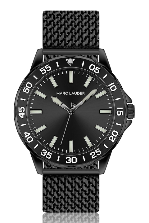 Marc Lauder, Часовник от неръждаема стомана, Черен
