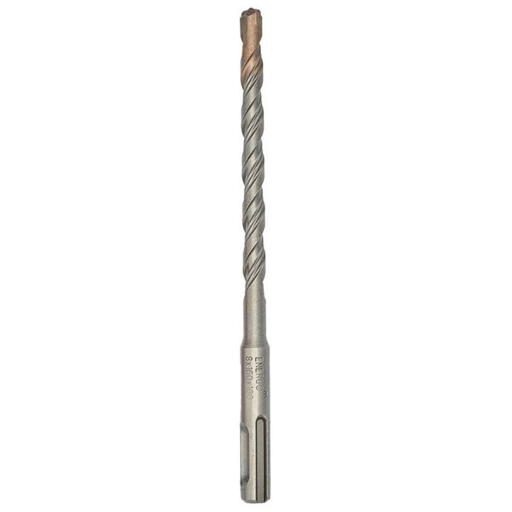 Burghiu beton/zidarie S4 prindere SDS-plus 8x100x160 mm, 2 muchii widia Energo