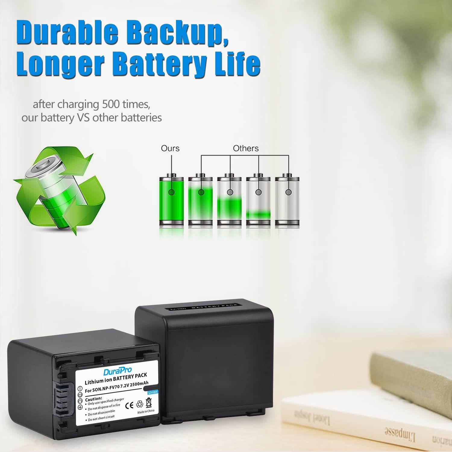 NP-FV70 Battery Or Dual Charger For Sony HXR-MC50 HXR-NX30 HXR-NX70 HXR - View #9