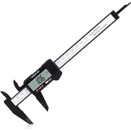 Subler electronic de precizie, JENUOS®, prevazut cu display LCD, 150 mm, Negru
