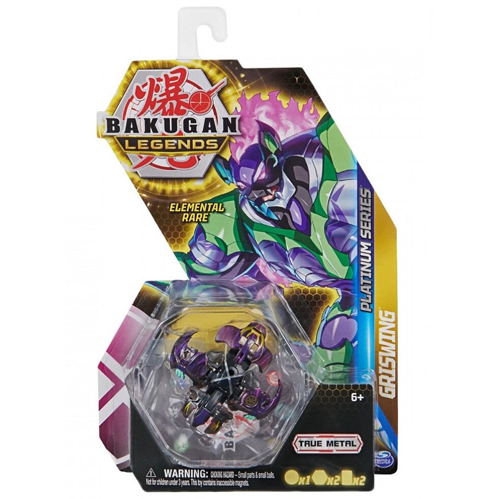 Фигурка Bakugan Evolutions - Platinum Powerup, Griswing, Nano