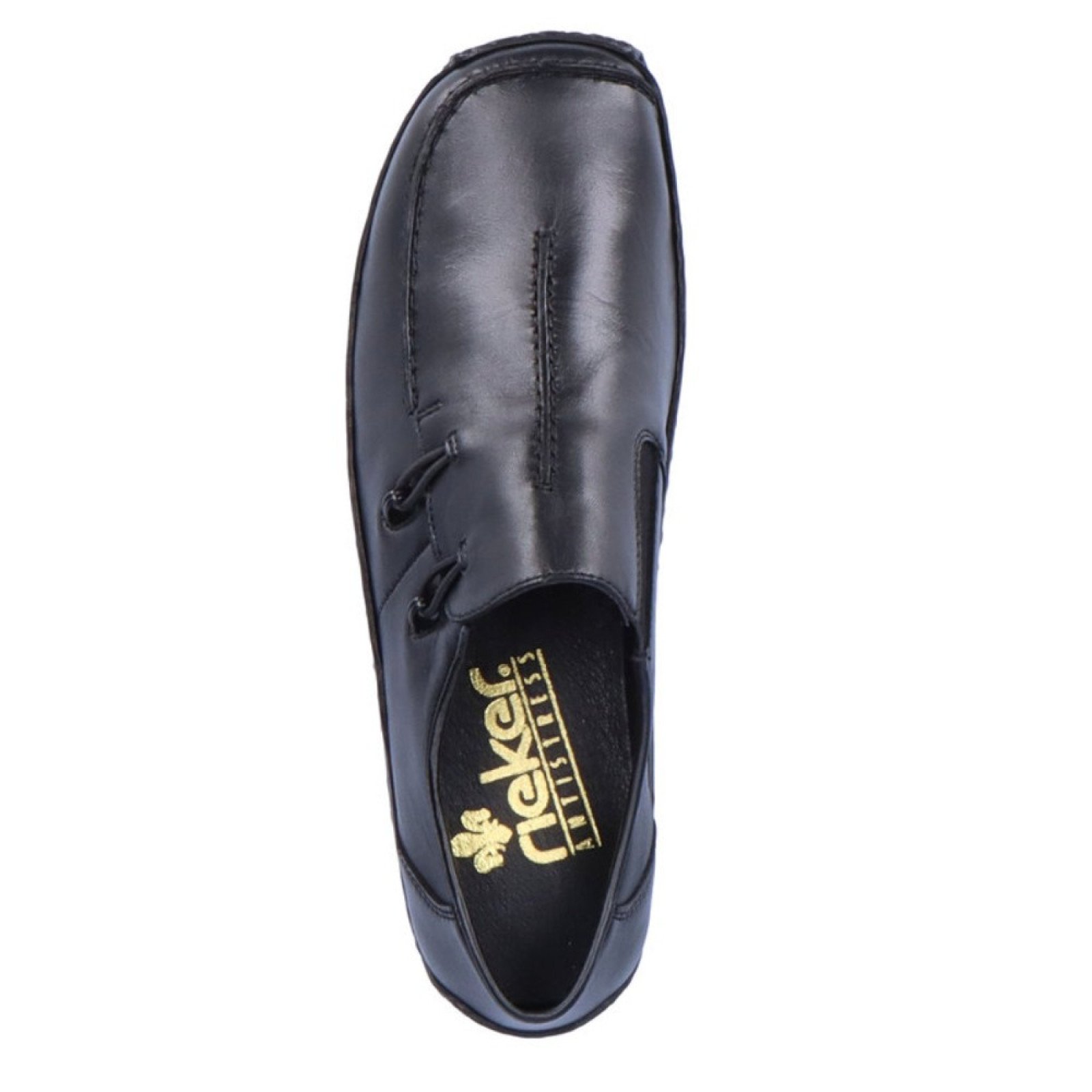Pantofi mocasin negri cu slip-on Rieker L1751-00 Marimea 39 - eMAG.ro