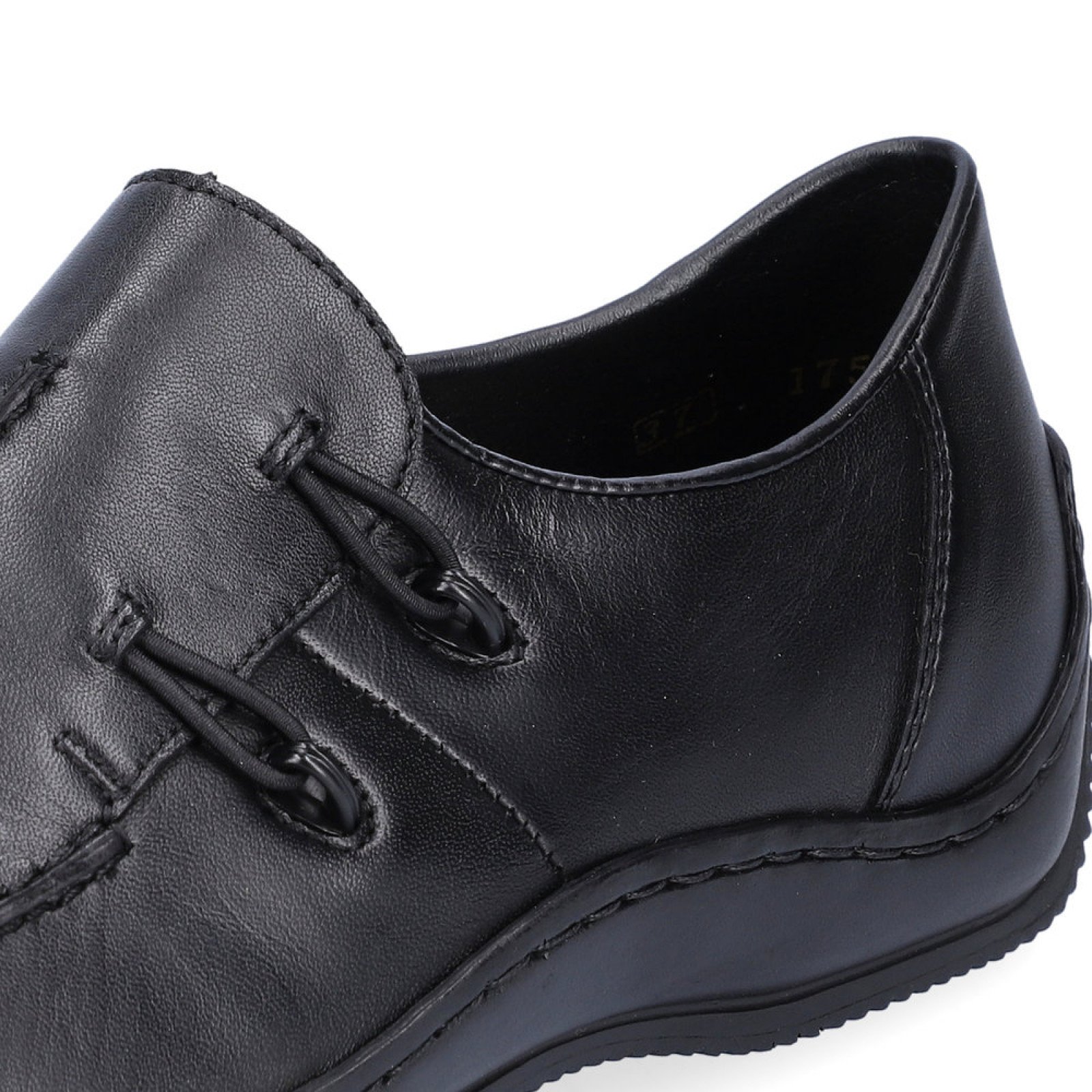 Pantofi mocasin negri cu slip-on Rieker L1751-00 Marimea 39 - eMAG.ro
