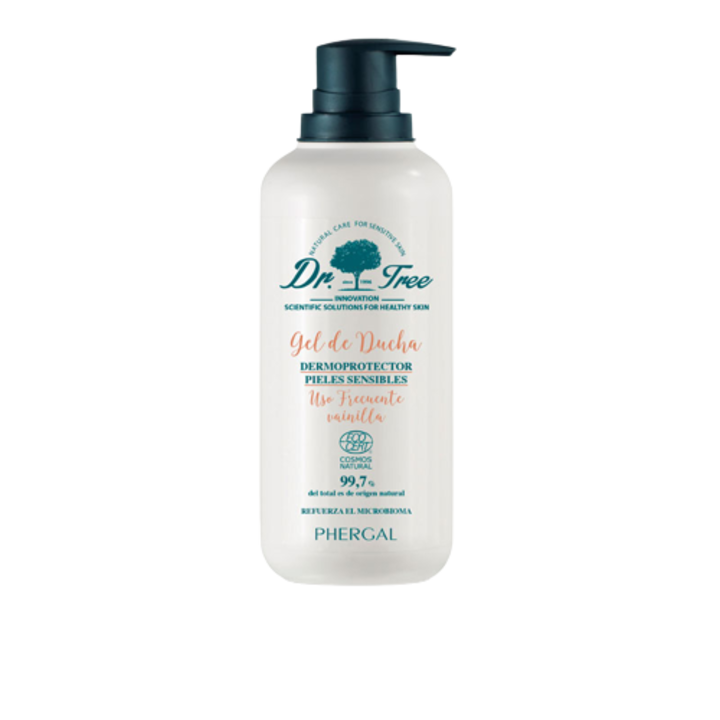 Tusfürdő természetes védő összetevőkkel, Dr. Tree, Dermoprotector, Unisex, 500 ml