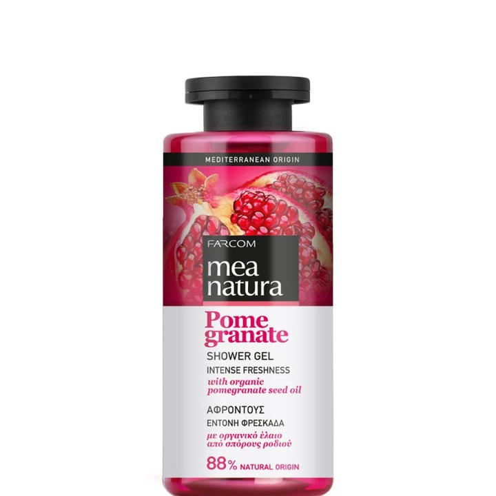 Mea Natura gránátalmás tusfürdő 300 ml (Görögország)