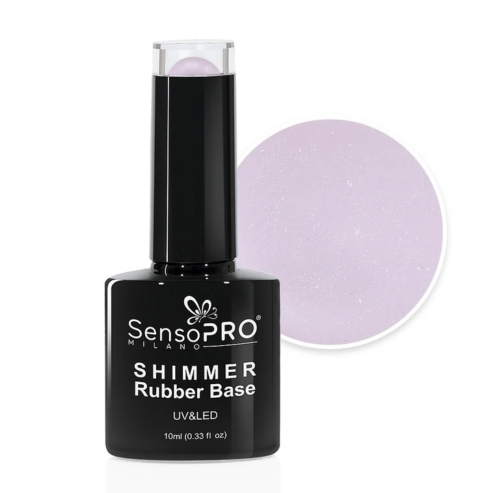 Oja Shimmer Rubber Base SensoPRO Milano - #31 Diamond Ring, 10ml