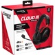 Безжични слушалки Gaming HyperX Cloud III, DTS Headphone: X Spatial Audio, 2,4 GHz, PC/PS5/PS4/Switch, Червен/Черен