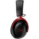 Безжични слушалки Gaming HyperX Cloud III, DTS Headphone: X Spatial Audio, 2,4 GHz, PC/PS5/PS4/Switch, Червен/Черен