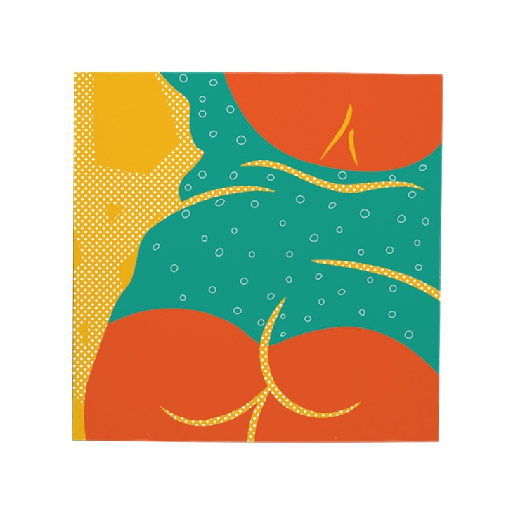 Felicitare Minicard Flaunting It 8 x 8cm