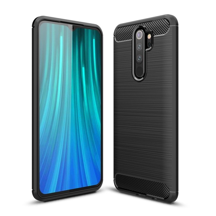 Husa Xiaomi Redmi Note 8 Pro TPU Carbon Black