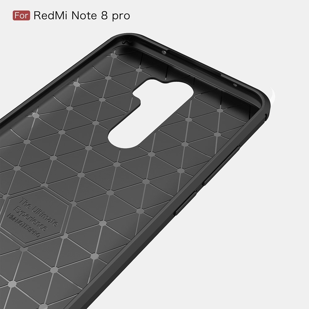 Husa Xiaomi Redmi Note 8 Pro TPU Carbon Black