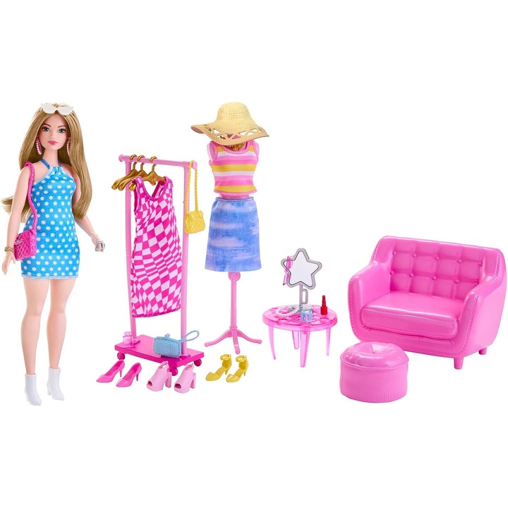 Playset Barbie The Movie, Fashion Mania, 36 x 32,5 x 9 cm