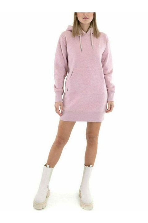 Rochie Superdry cu gluga W8011084A, Roz, S