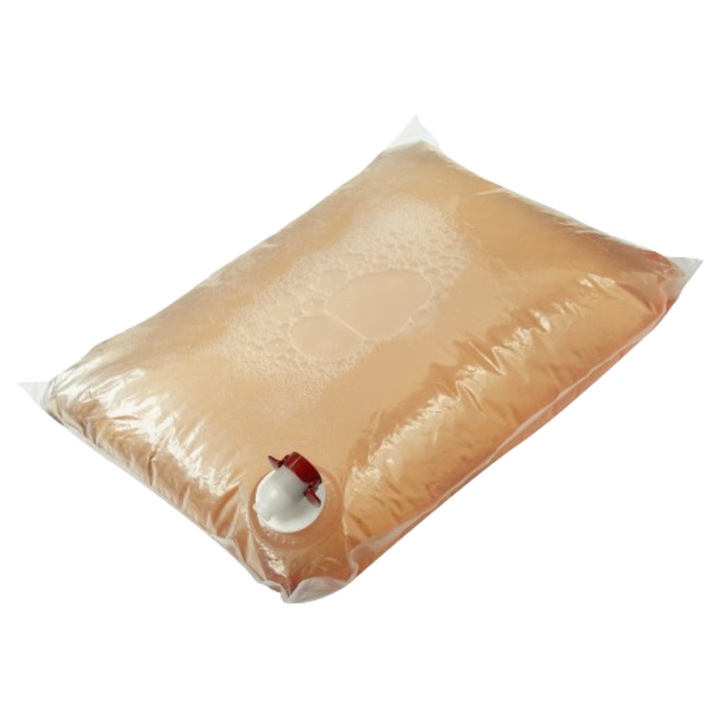 Punga bag-in-box suc 3L, transparente, robinet Vitop UNO, 10 bucati