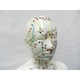 Mulaj educativ, acupunctura, femeie, inaltime 48 cm, cu suport din plastic