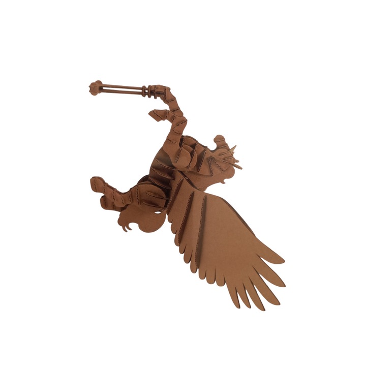 Origami din carton 3D, Pegasus, 69 piese