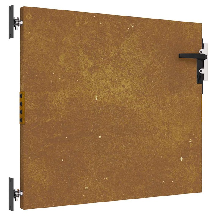 Poarta pentru gradina vidaXL, 85x100 cm, otel corten 10.3 kg 153257