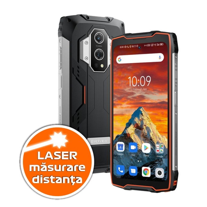 Telefon mobil Blackview BV9300 Orange, Laser, 4G, 6.7