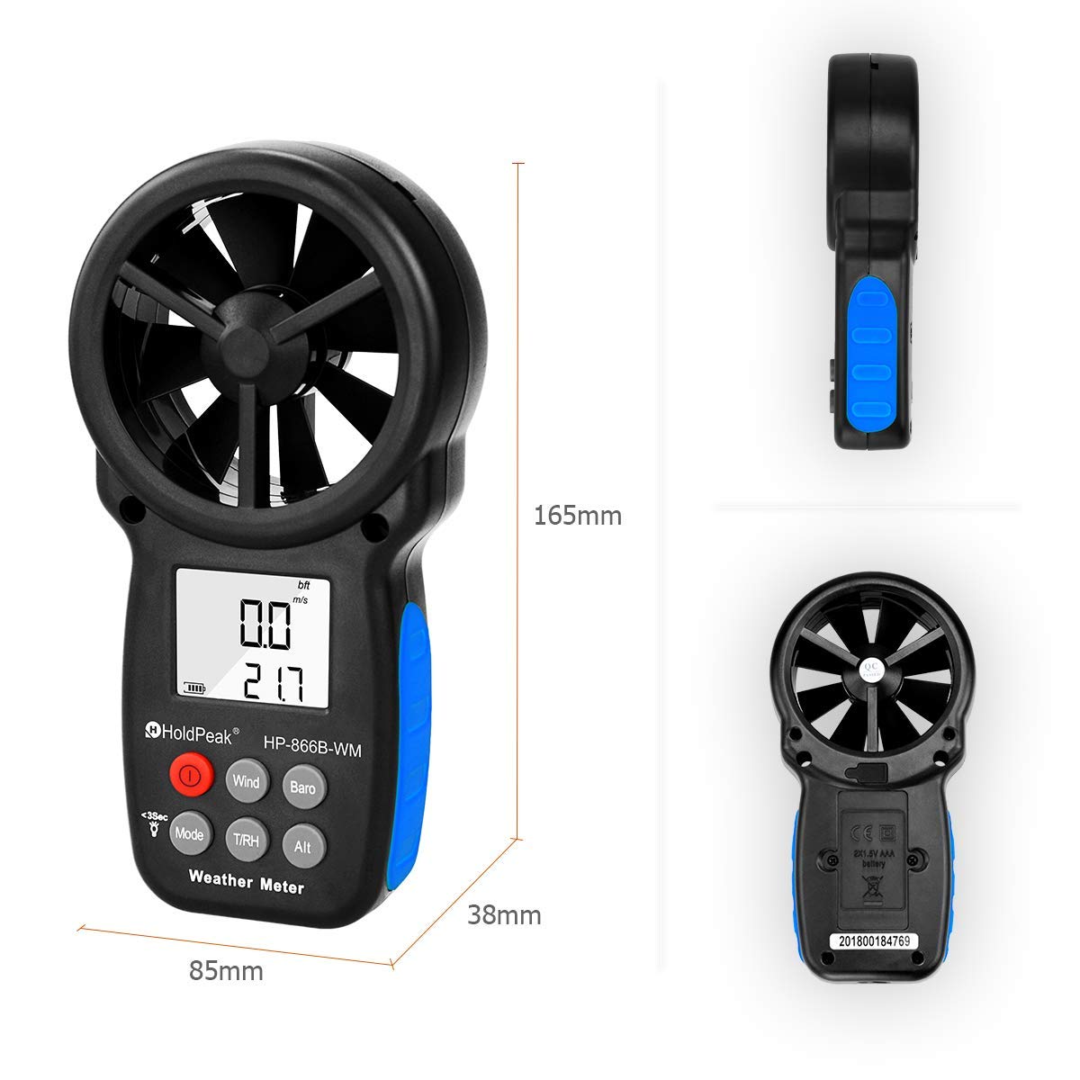 Anemometru Digital Sunmostar Negru Emag Ro