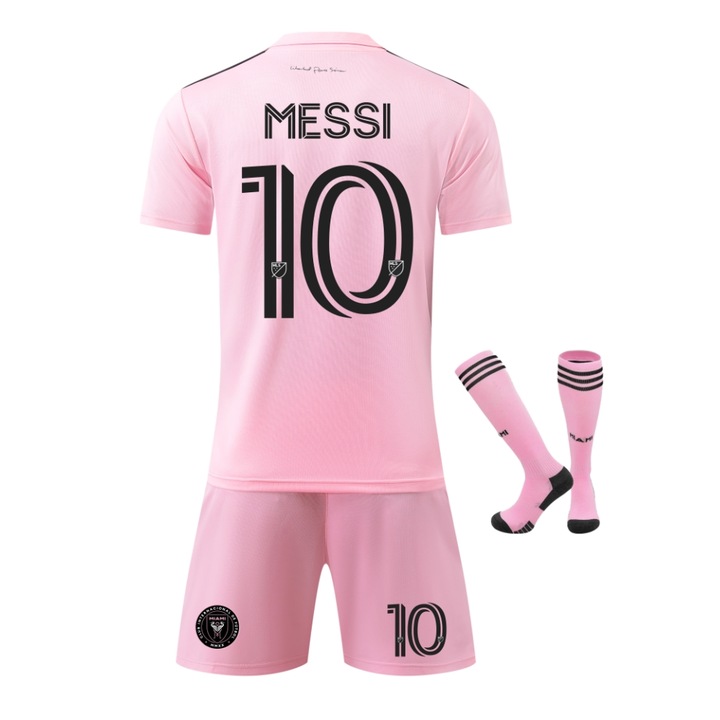 Echipament sportiv copii Miami Messi Tricou de Fotbal Suit