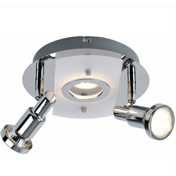 Plafoniera Briloner din metal cromat, 3x LED 11 W 900 lm