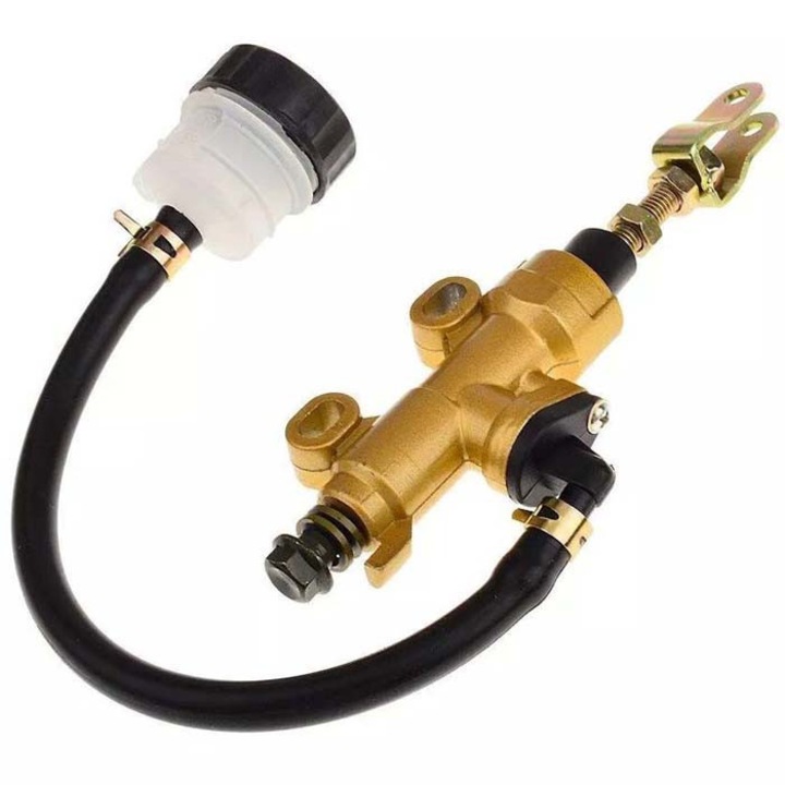 Pompa frana picior moto ATV Quad - universala, rezervor si furtun inclus
