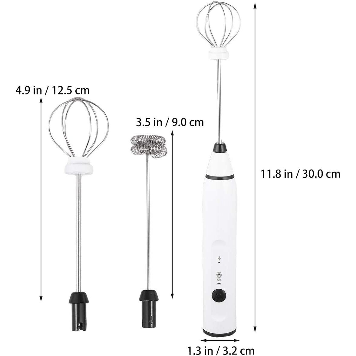 Mini Mixer cu acumulator incorporat cu 3 teluri interschimbabile, 3