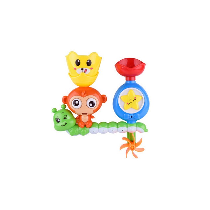 Jormftte fürdőjáték gyerekeknek, műanyag, 4+, többszínű