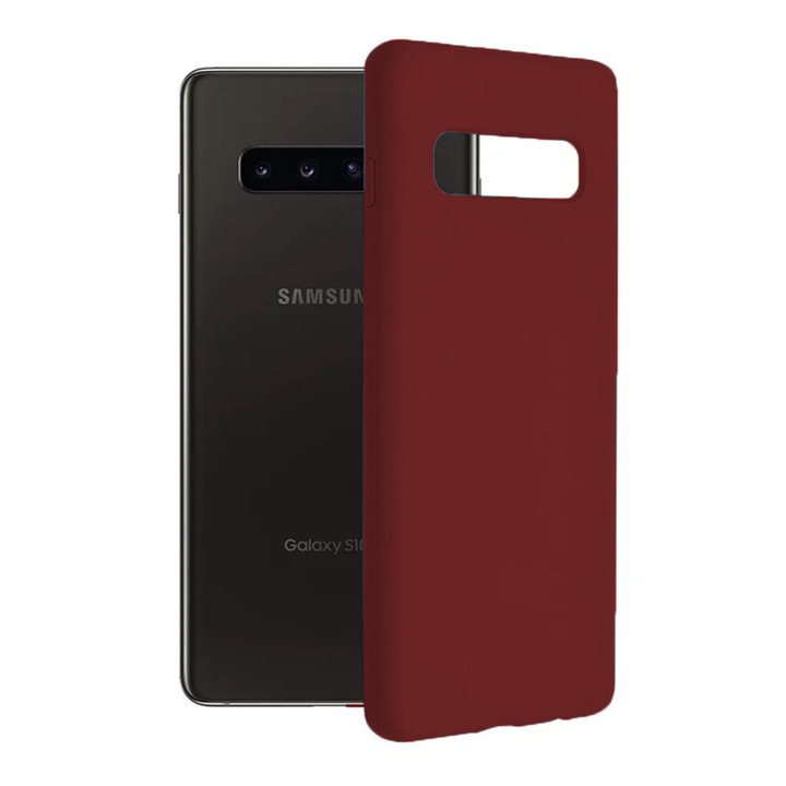 Samsung Galaxy S10 kompatibilis szilikon borítás, szilikon TPU, Soft Feeling, Slim Fit, Next Level Smart Protection, Kameravédelem, Visiniu