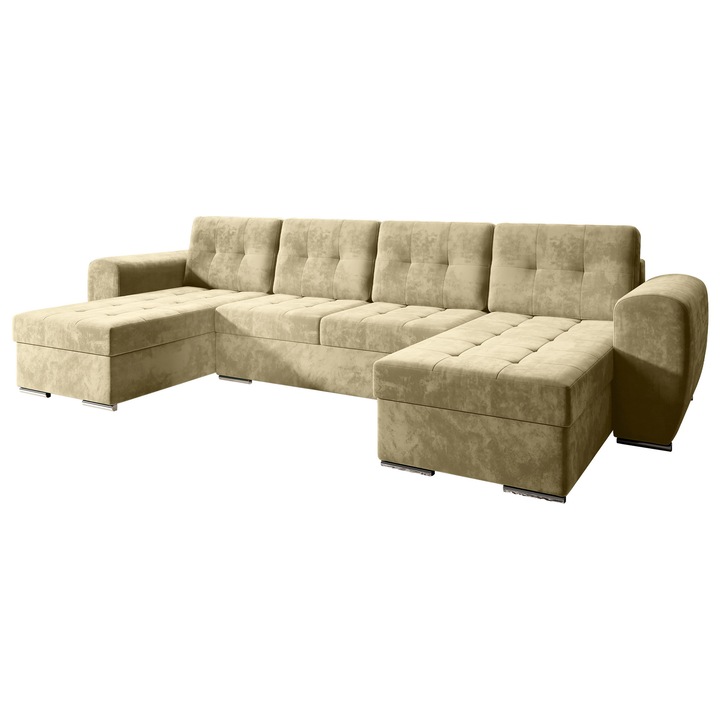 Coltar Darilko U, MIRJAN24, bej, 326x157x97 cm