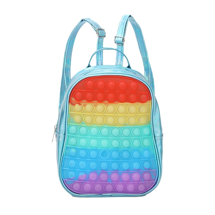 Jormftte hátizsák, nagy kapacitású, sokszínű, dupla pántos