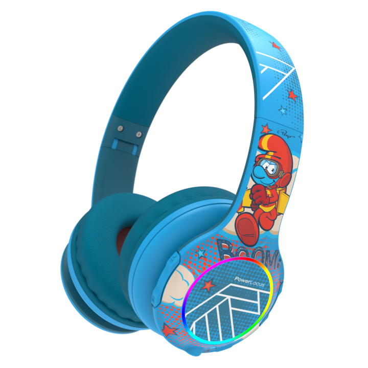 PowerLocus PLED Bluetooth fejhallgató, 30 óralejátszási idő, vezeték nélküli