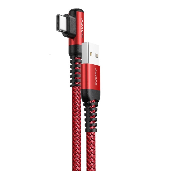 Cablu de date/incarcare, AINOPE, USB la USBC, Quick Charge, 2 m