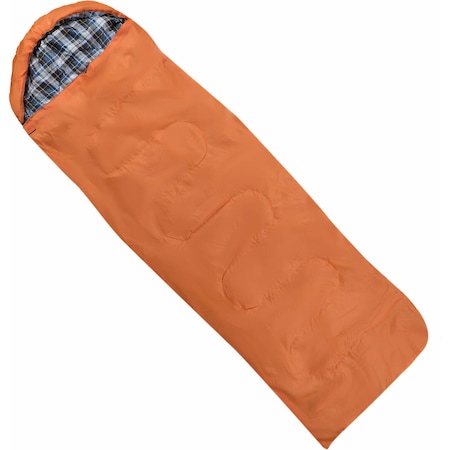 Sac de dormit plic cu gluga Nature, Action One 220x75 cm, orange