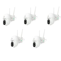 Set 5 Camere JORTAN de exterior J-8170, WiFi cu Night Vision si Monitorizare live pe Telefonul mobil