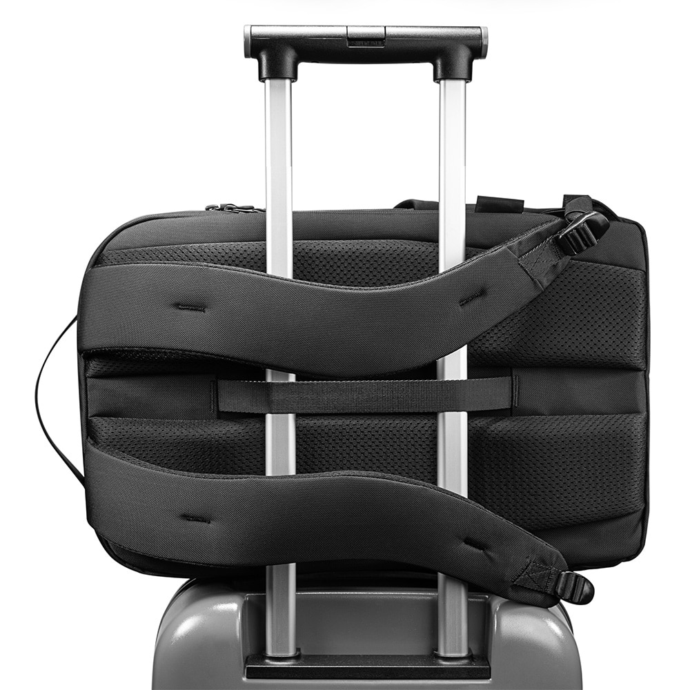 Ghiozdan Laptop 15.6", Impact Safe, cu 15 Buzunare, Navigator, I13, Nailon, Negru