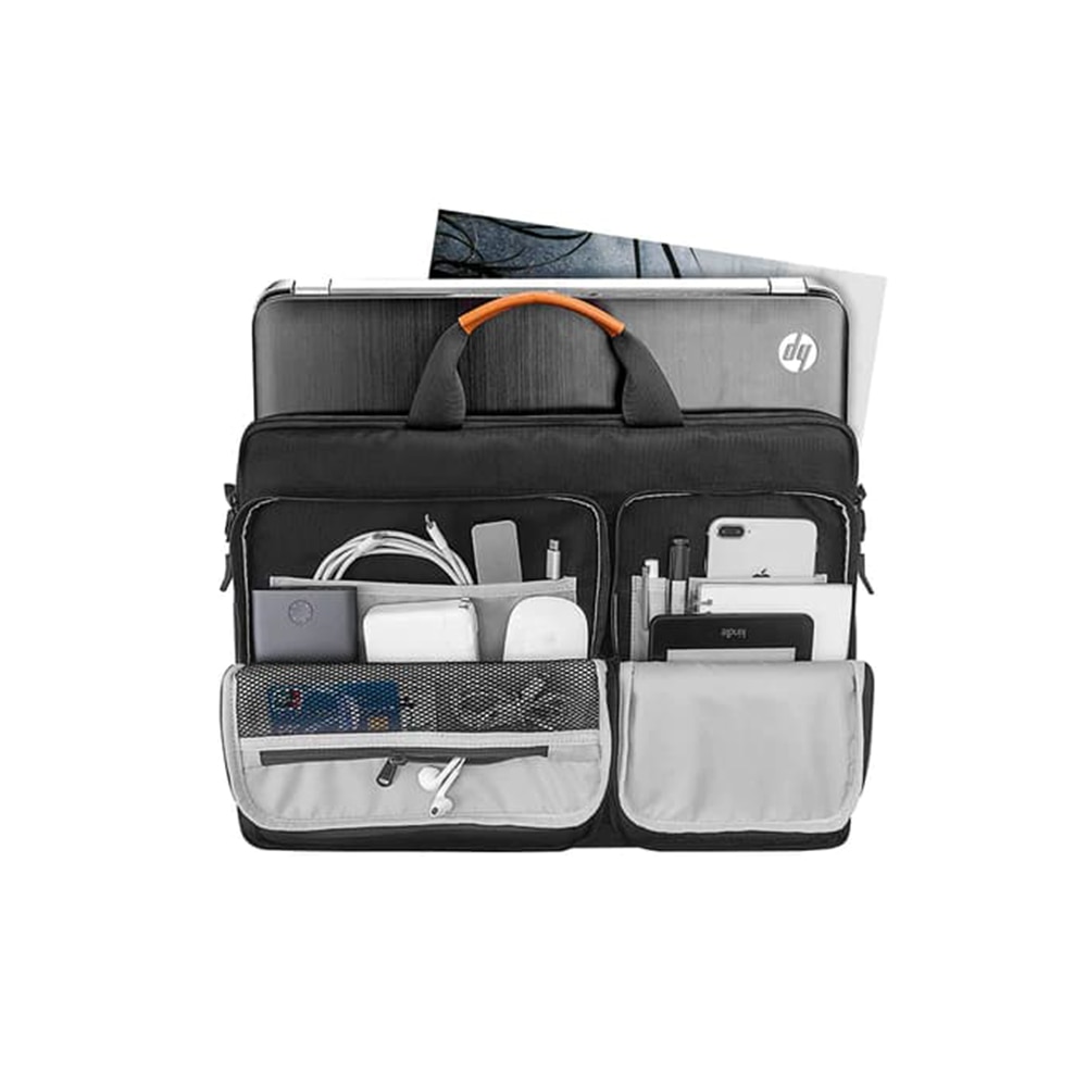 Servieta pentru Laptop 17 inch, Laptop Shoulder Bag, Black