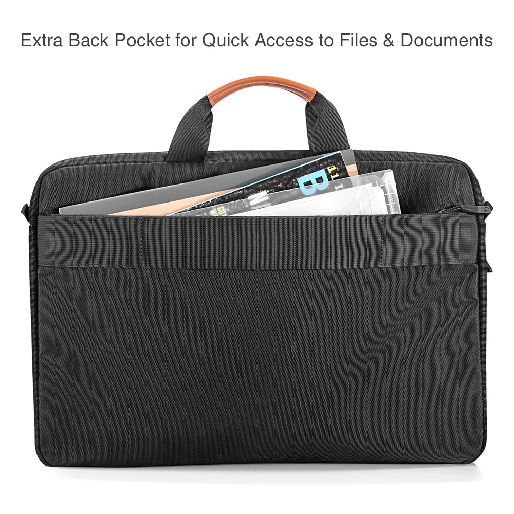 Servieta pentru Laptop 17 inch, Laptop Shoulder Bag, Black