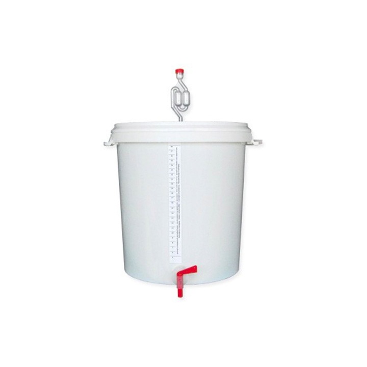 Galeata de bere/fermentare BREWFERM, 30 l, gradata / Kit Bere