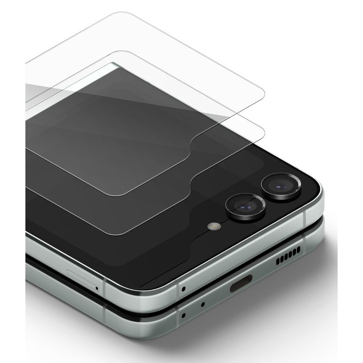 Стъклен Протектор Ringke TG Glass, 2бр за Samsung Galaxy Z Flip 5, Clear