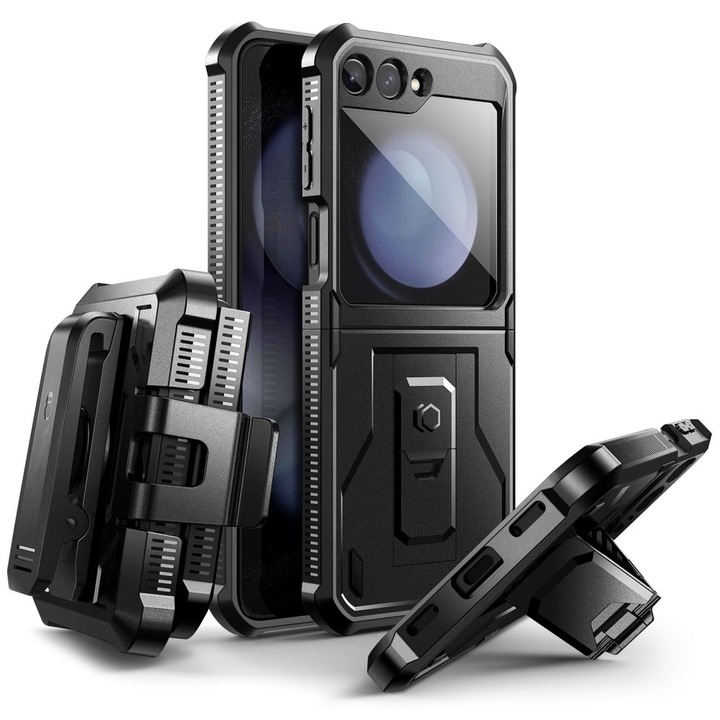Калъф fixGuard Panzer Kevlar Pro за Samsung Galaxy Z Flip 5, Black