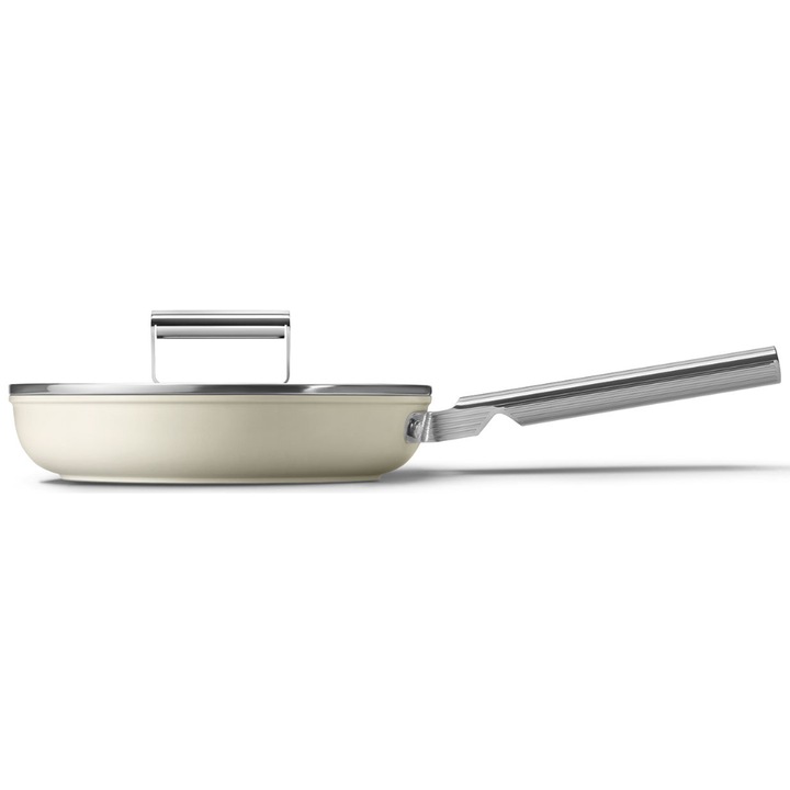 Тиган Smeg CKFF3001CRM, Обем 3.3 л., Диаметър 30 см, Крем