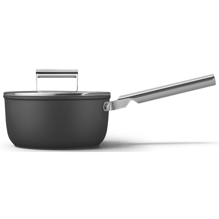 Тиган Smeg CKFS2011BLM, Обем 2.7 л., Диаметър 20 см, Черен