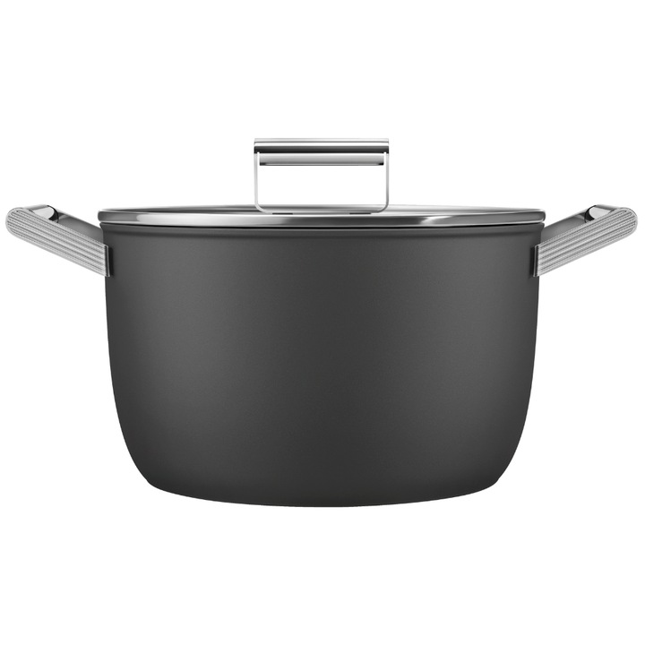 Cratita Smeg CKFC2611BLM, 26 cm, culoare negru mat